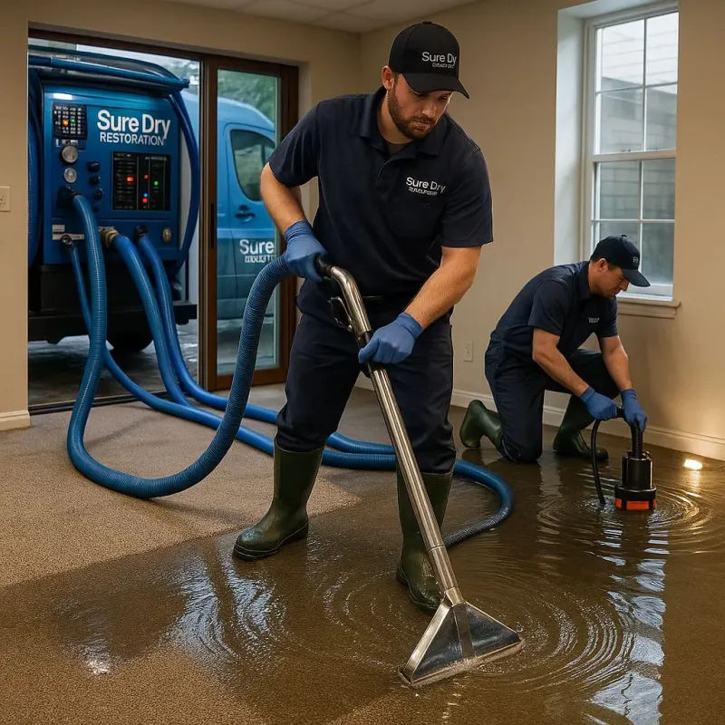 Water Extraction and Removal process in Valmeyer, IL